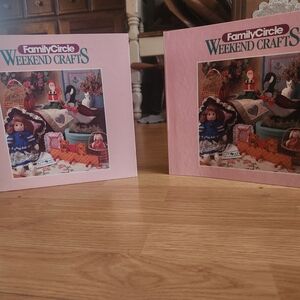 Vintage 1991 Family Circle Weekend Crafts Book Set
